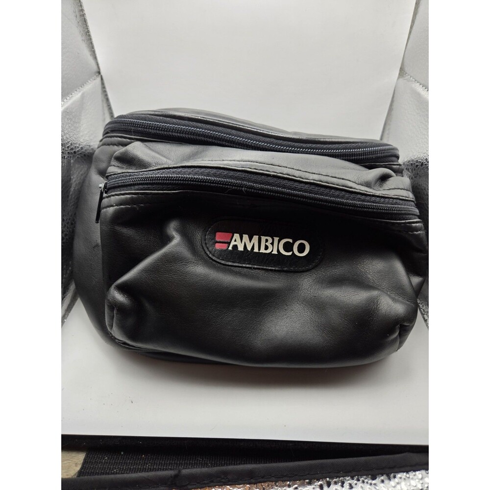 ambico camera bag .  Leather Three Compartments